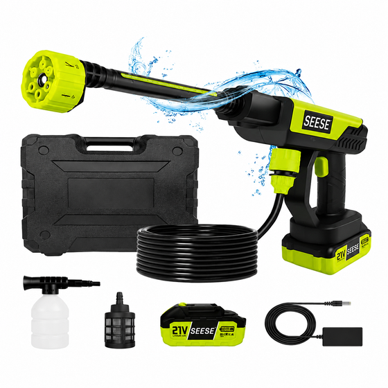 SEESE Sladdlös Högtryckstvätt 1000 PSI